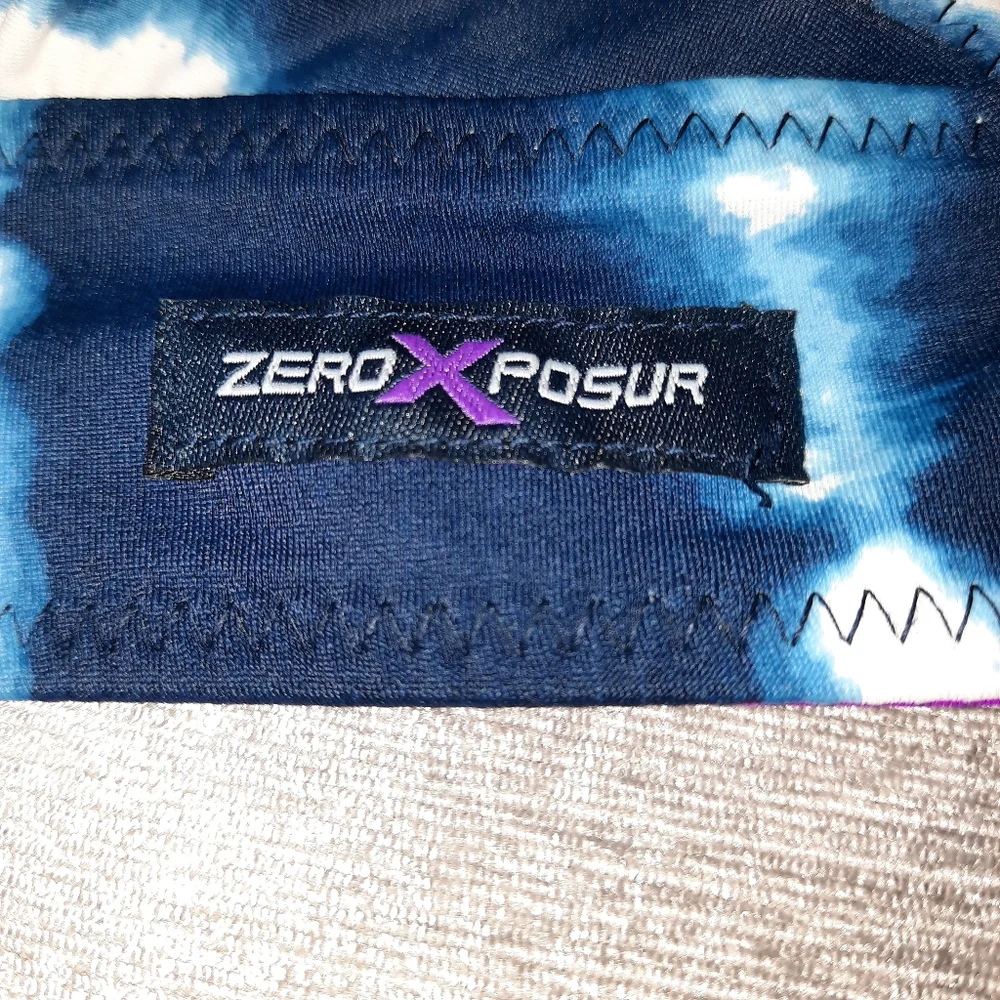 ZeroXposur Bikini Top Reversible Halter NWT SZ 12